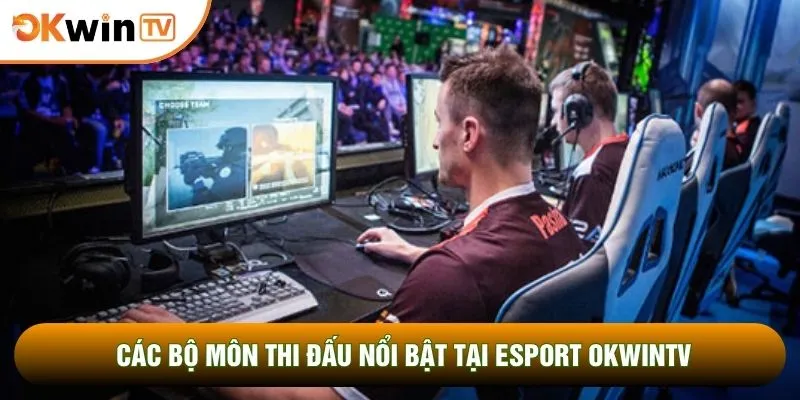 Esport OKWINTV 1 Các bộ môn thi đấu nổi bật tại esport OKWINTV