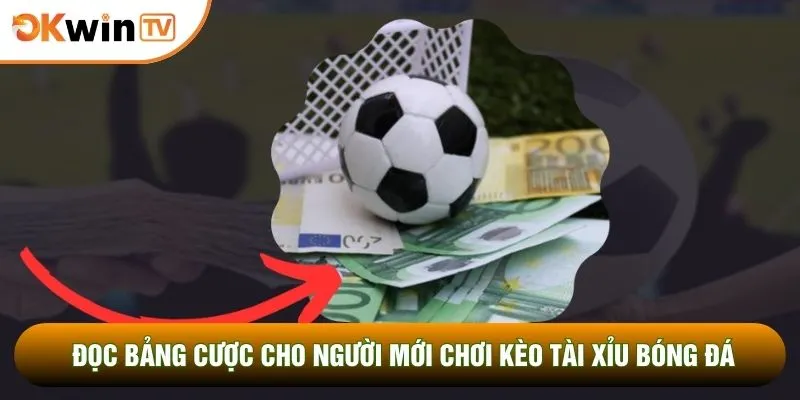 Kèo Tài Xỉu Bóng Đá Bật Mí 5 Tuyệt Chiêu Húp Đậm Tiền 3 Đọc bảng cược cho người mới chơi kèo tài xỉu bóng đá