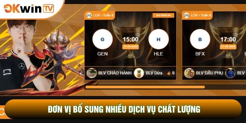 OKWINTV 6 Đơn vị bổ sung nhiều dịch vụ chất lượng