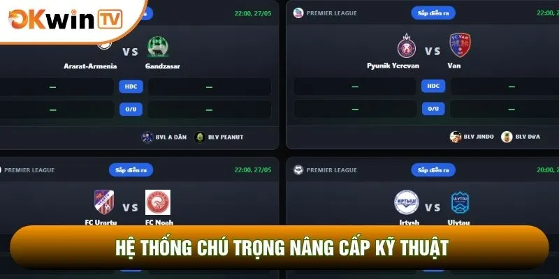 OKWINTV 4 Hệ thống chú trọng nâng cấp kỹ thuật